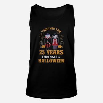 Halloween Costume For Couple. 25th Wedding Anniversary Gift. Unisex Tank Top - Seseable