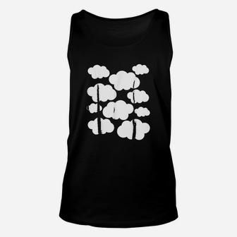 Halloween Costume White Clouds Unisex Tank Top - Seseable