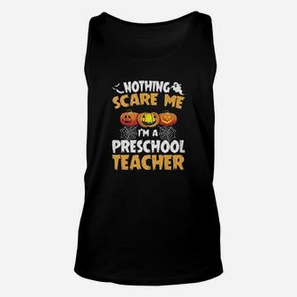Halloween Preschool Teacher Unisex Tank Top - Seseable