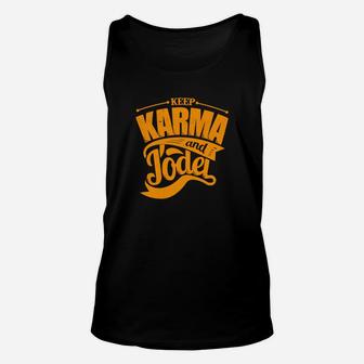 Halten Sie Karma Orange TankTop - Seseable