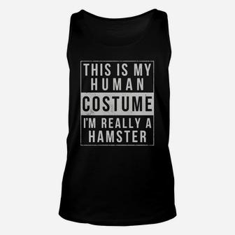 Hamster Halloween Costume Funny Easy For Kids Adults Unisex Tank Top - Seseable