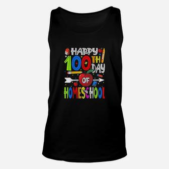Happy 100th Day Of Homeschool Teacher Or Student Unisex Tank Top - Seseable