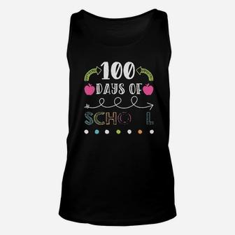 Happy 100th Day Of School Teacher Or Child Unisex Tank Top - Seseable