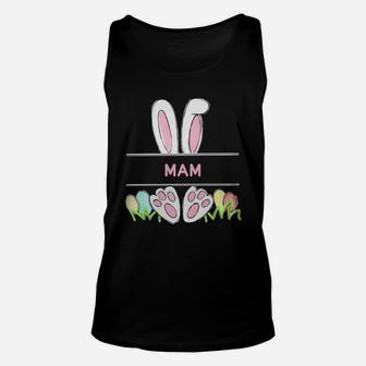 Happy Easter Bunny Mam Cute Family Gift For Women Unisex Tank Top - Seseable
