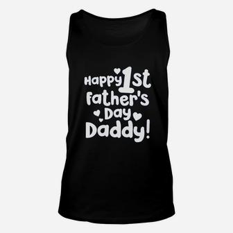 Happy First Fathers Day, best christmas gifts for dad Unisex Tank Top - Seseable
