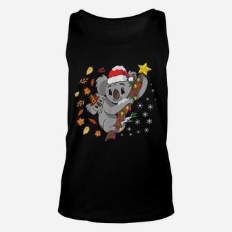 Happy Koala Thanksgiving Christmas For Koalas Lover Unisex Tank Top - Seseable