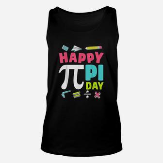 Happy Pi Day Kids Math Teachers Student Professor Pi Day Unisex Tank Top - Seseable