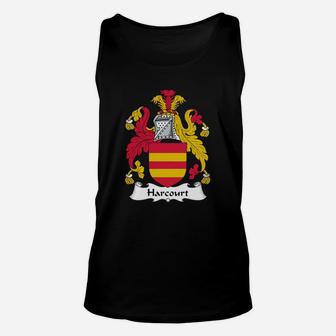 Harcourt Family Crest / Coat Of Arms British Family Crests Unisex Tank Top - Seseable