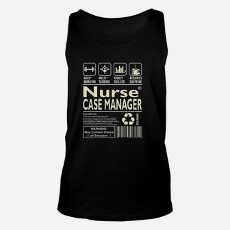 Hardworking Multitasking Nurse Case Manager Unisex Tank Top - Seseable