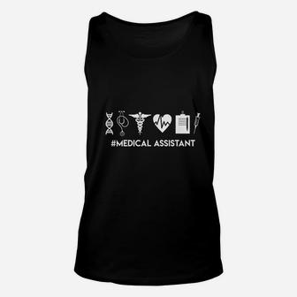Heartbeat Syringe Cute Medical Assistant Gifts Unisex Tank Top - Seseable