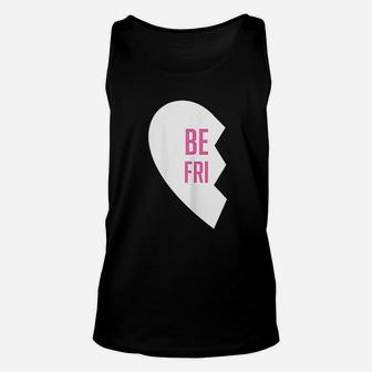 Hearts Best Friend Matching Bff Outfits, best friend gifts Unisex Tank Top - Seseable