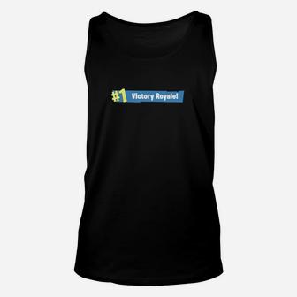 Herren Gaming Unisex TankTop Victory Royale, Gamer Bekleidung Schwarz - Seseable