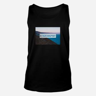 Herren Unisex TankTop Bergsport Motiv 'BerggrenSport' - Schwarz, Outdoor Tee - Seseable