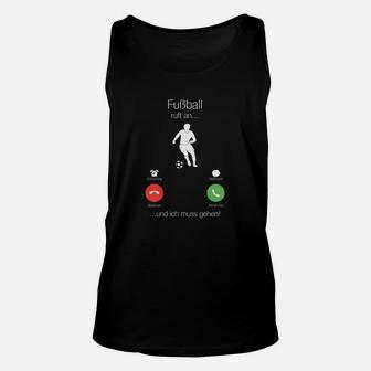 Herren Unisex TankTop Fußball-Notruf, Witziges Design für Fußballfans - Seseable