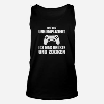 Herren Unisex TankTop, Humorvolles Gamer-Design, Zocker Geschenkidee - Seseable