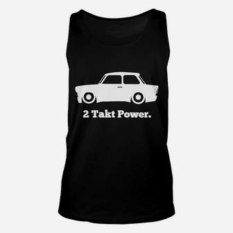 Herren Unisex TankTop Klassisches Auto 2 Takt Power Motiv, Retro Fahrzeug Fans - Seseable