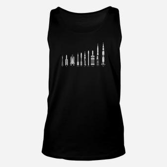 Herren Unisex TankTop mit Raketenmotiv, Ideales Unisex TankTop für Raumfahrtfans - Seseable