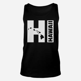 Hi Hawaii Islands T-shirt Unisex Tank Top - Seseable