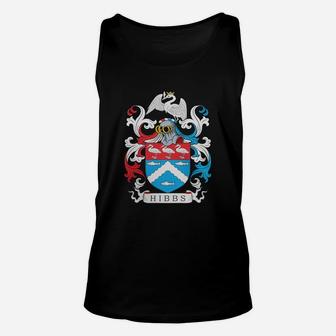 Hibbs Family Crest British Family Crests Ii Unisex Tank Top - Seseable