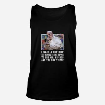 Hip-Hop-Zitat Unisex TankTop, Grafikdruck in Schwarz, Streetwear - Seseable