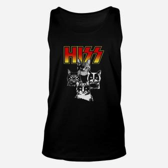 Hiss Cats Metal Cats Unisex Tank Top - Seseable