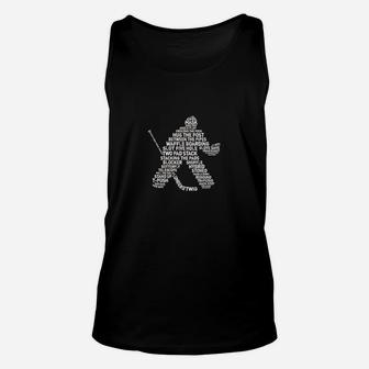 Hockey-Tormann Typografie G- TankTop - Seseable