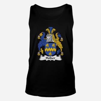 Holder Family Crest British Family Crests Unisex Tank Top | Seseable UK