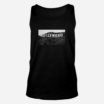 Hollyweed Schwarzes Unisex TankTop, Hollywood Parodie Lustiges Tee - Seseable