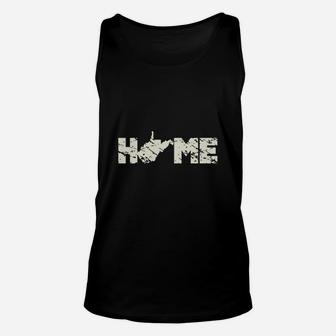 Home Shirt Wv West Virginia Distressed Unisex Tank Top - Seseable