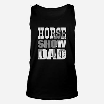 Horse Show Dad Unisex Tank Top - Seseable