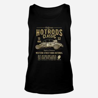 Hot Rod Classic Rods National California Vintage Unisex Tank Top - Seseable
