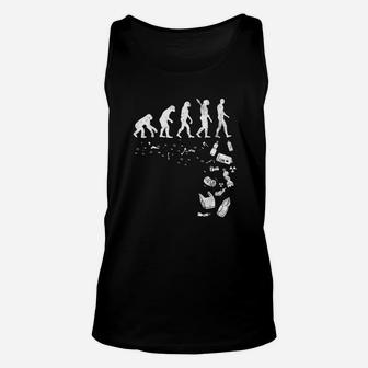 Human Evolution Pollution Cool Earth Day Lover Gift Unisex Tank Top - Seseable