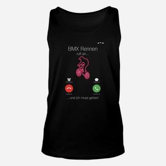 Humorvolles BMX-Rennen Unisex TankTop mit Lustigem Spruch für Radfahrer - Seseable