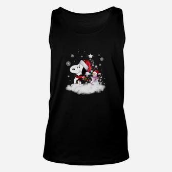 Hunde-Lustiger Schnee-Weihnachtss- TankTop - Seseable