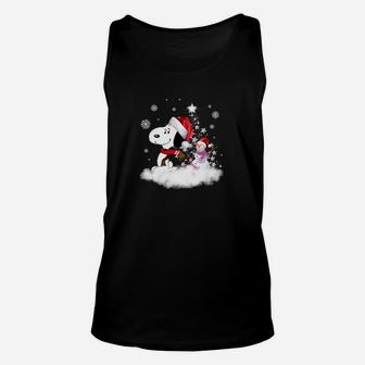 Hunde-Lustiger Schnee-Weihnachtss- TankTop - Seseable