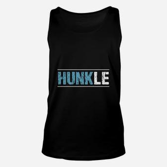 Hunkle Funny Family Favorite Uncle Niece Or Nephew Love Art Unisex Tank Top - Seseable