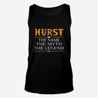 Hurst Legend Name Hurst Unisex Tank Top - Seseable