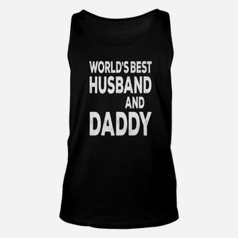 Husband And Daddy, best christmas gifts for dad Unisex Tank Top - Seseable