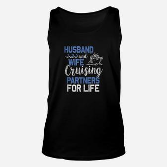 Husband And Wife Cruising Partners For Life Unisex Tank Top - Seseable