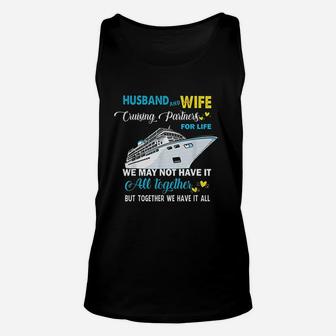 Husband And Wife Cruising Partners For Life Unisex Tank Top - Seseable