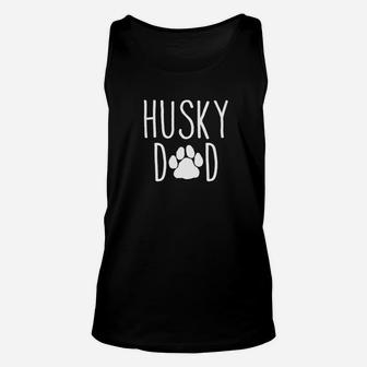Husky Dad Dog Lover Gift For Fathers Day Daddy Papa Premium Unisex Tank Top - Seseable