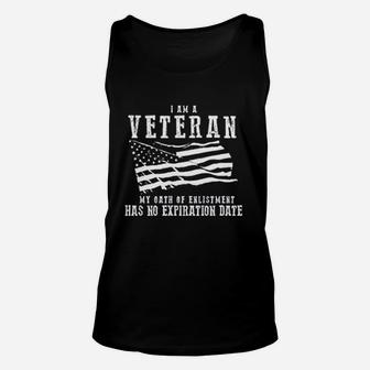 I Am A Veteran My Oath Has No Expiration Veteran Unisex Tank Top - Seseable