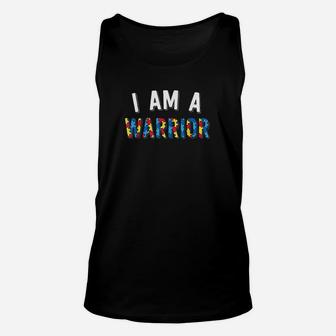 I Am A Warrior Family Puzzle Unisex Tank Top - Seseable