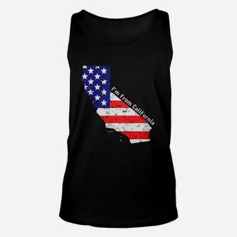 I Am From California Independence Day Of The Us I Am From California Unisex Tank Top - Seseable