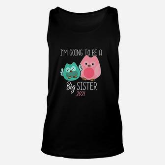 I Am Going To Be A Big Sister 2021 Unisex Tank Top | Seseable UK