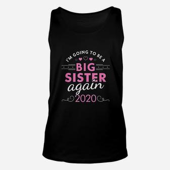 I Am Gonna Be A Big Sister Again 2020 Unisex Tank Top | Seseable UK