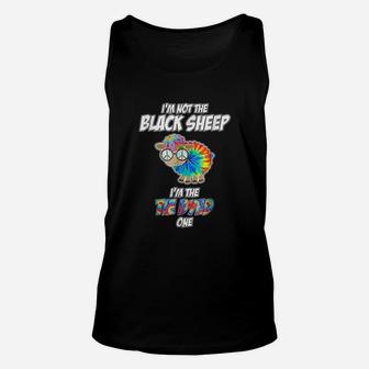 I Am Not The Black Sheep I Am The Tie Dyed One Hippie Unisex Tank Top - Seseable