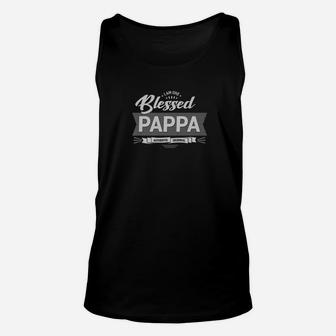 I Am One Blessed Pappa Grandpa Fathers Day Gift Men Gift Premium Unisex Tank Top - Seseable