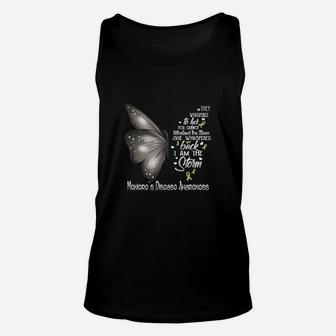 I Am The Storm Menieres Disease Awareness Butterfly Unisex Tank Top - Seseable