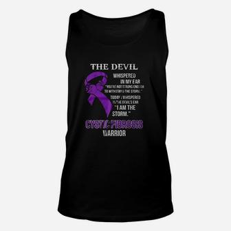 I Am The Storm Support Cystic Fibrosis Awareness Unisex Tank Top - Seseable